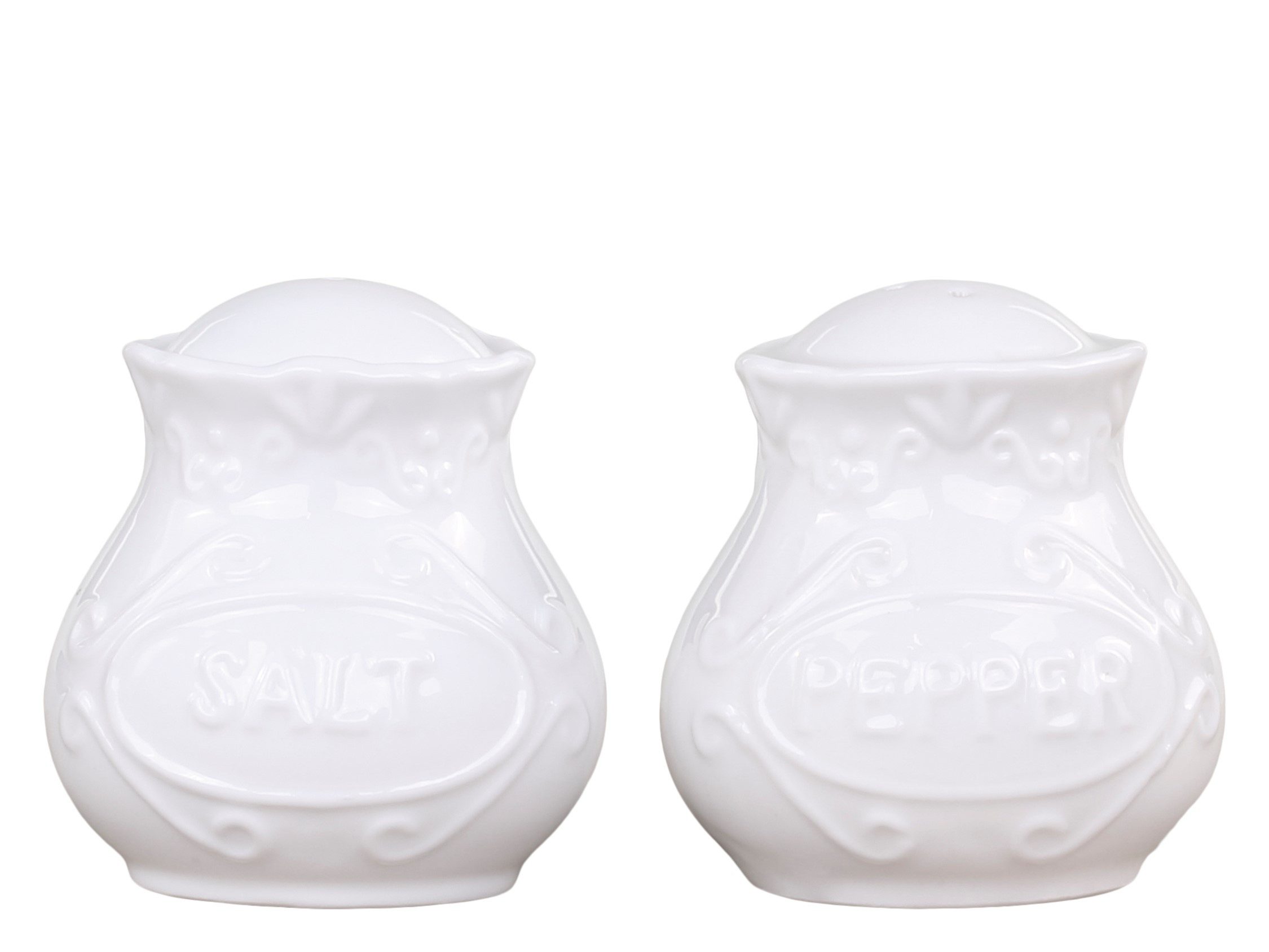 Chic Antique Salz- / Pfefferstreuer Chic Antique Salz & Pfeffer Set PROVENCE Porzellan Weiß. € 10,95