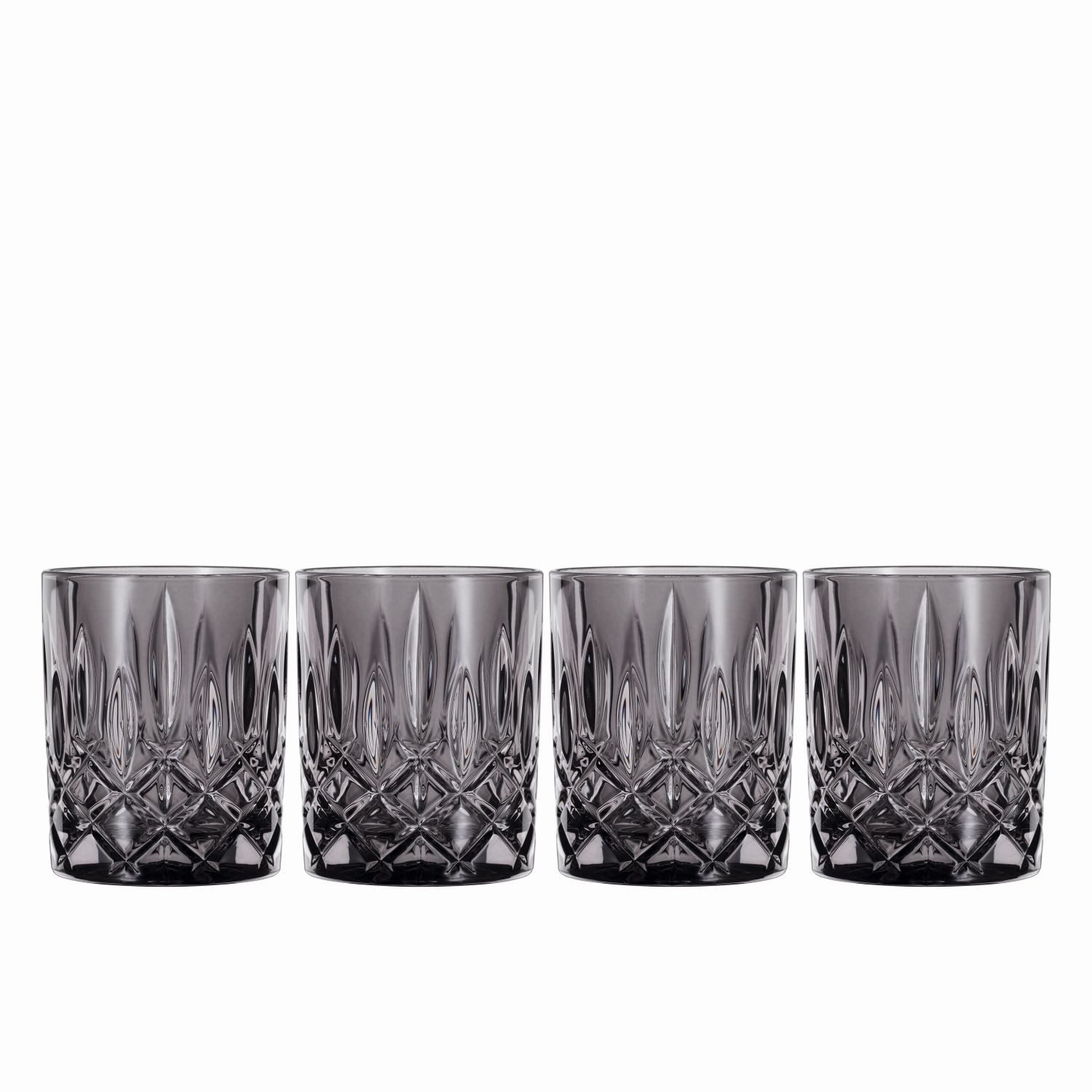 Nachtmann Whiskyglas Noblesse Smoke, Kristallglas, 4er Set
