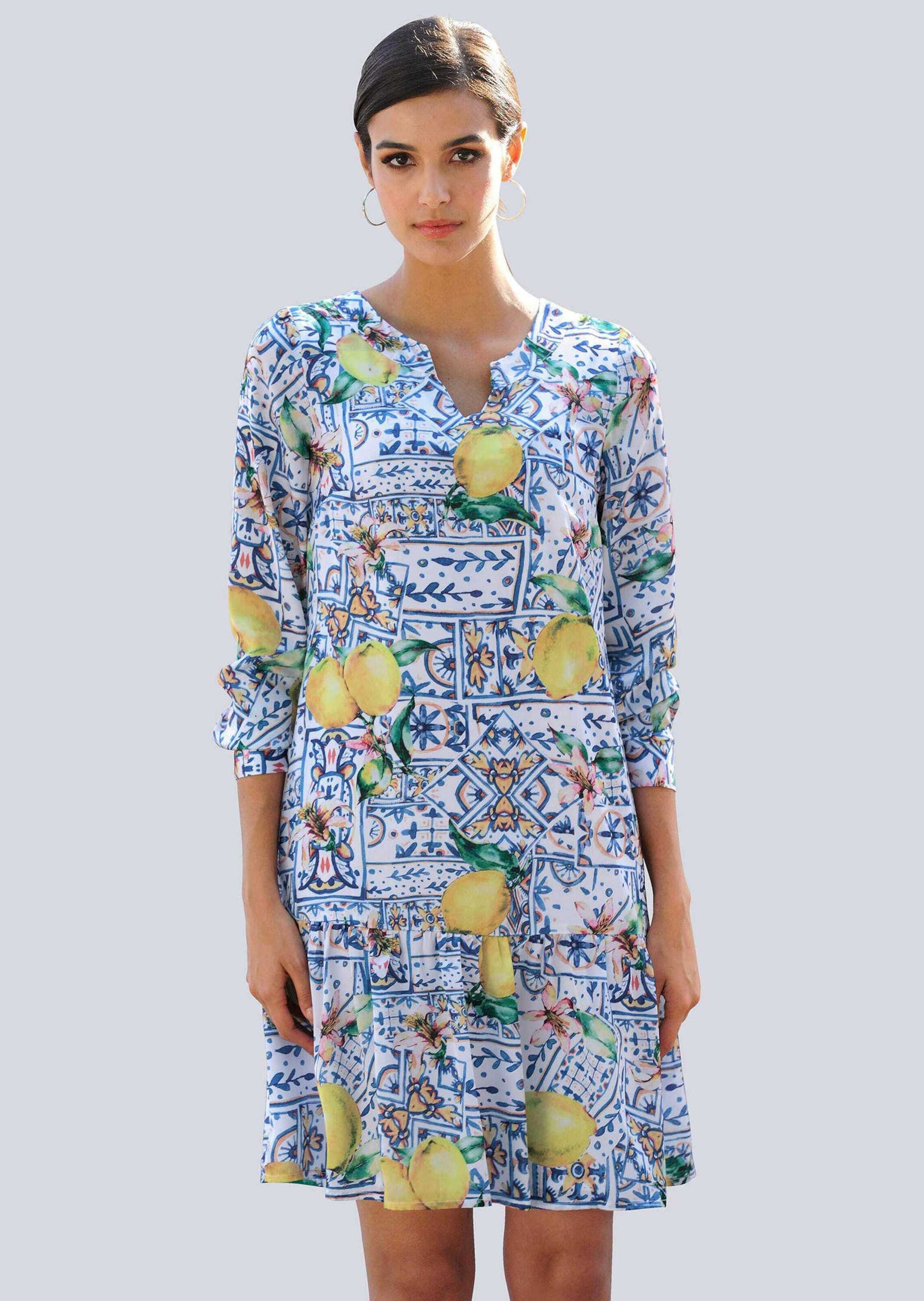 Druckkleid Kleid in sommerlichen Dessin