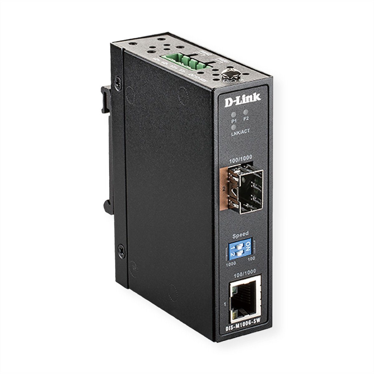 DIS-M100G-SW SFP Konverter Gigabit Ethernet Industrial Netzwerk-Switch