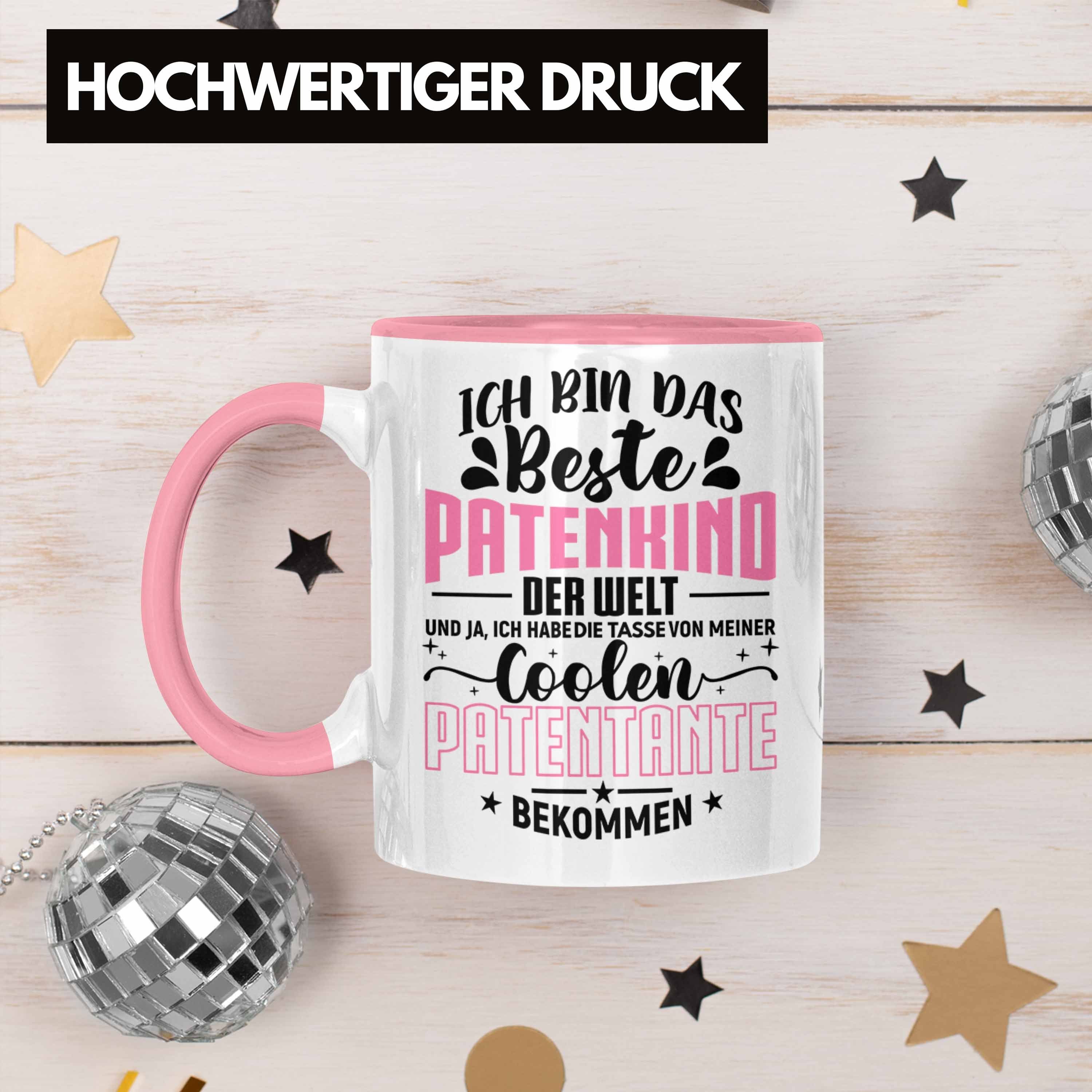 für Rosa Lustiger Trendation Trendation Geschenk Patenkind Tasse Bestes Tasse - Patenkind Spruch