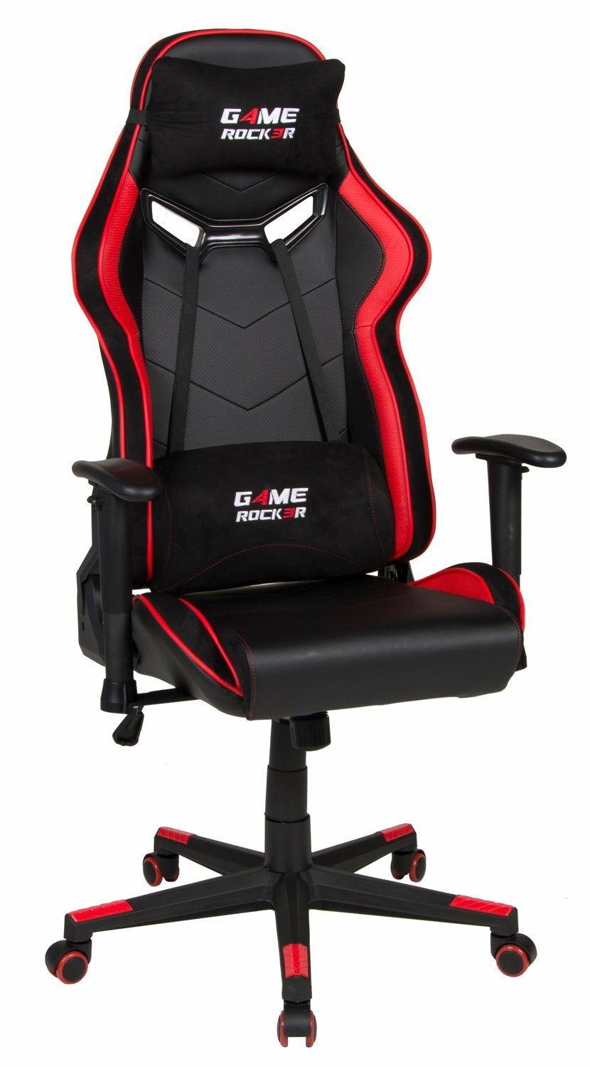 Duo Collection Bürostuhl GAME-ROCKER, Kunstlederbezug, Schwarz, günstig online kaufen