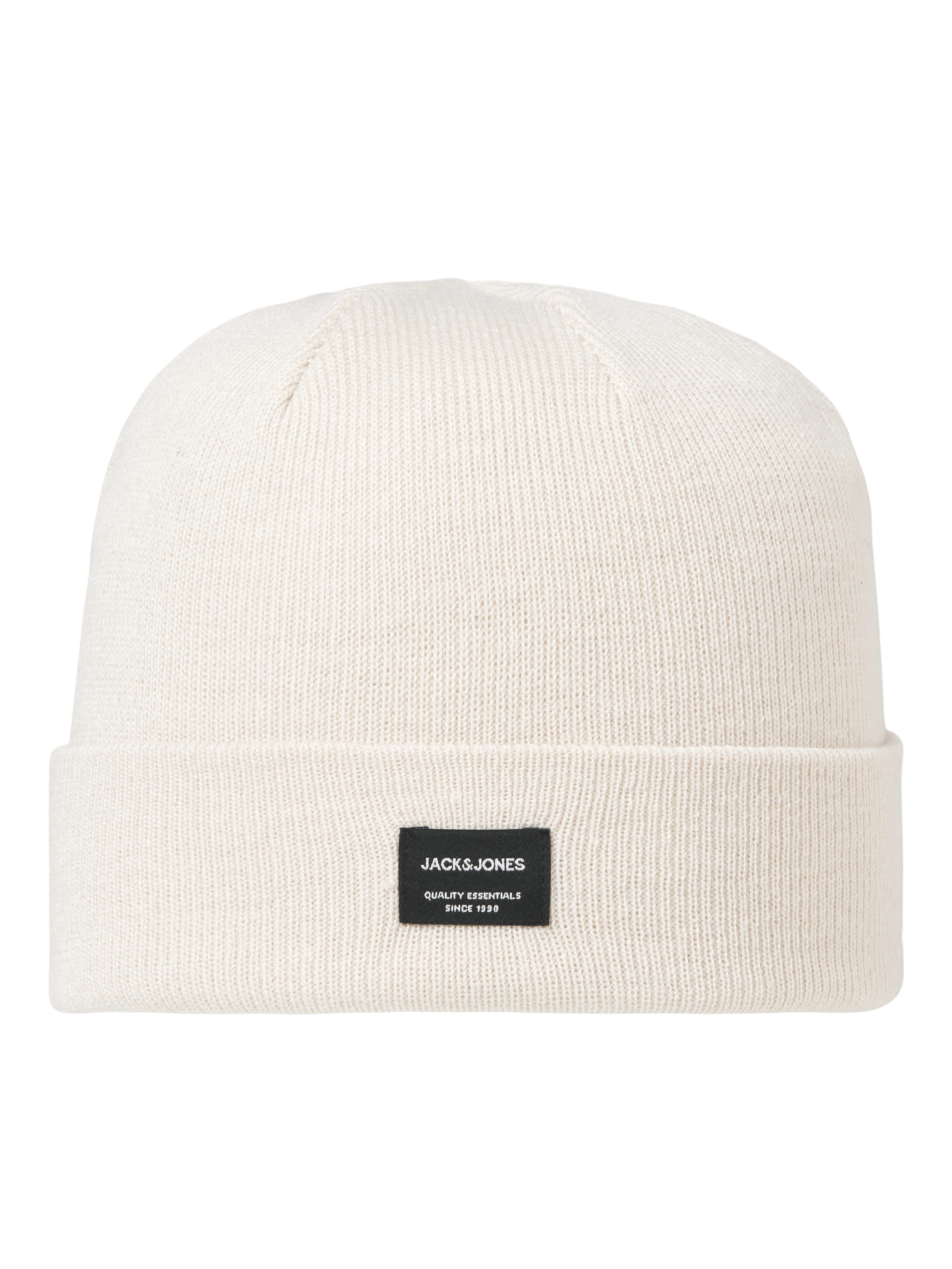 Jack & Jones Strickmütze JACDNA BEANIE NOOS Kunstfaser, Rippenstrick