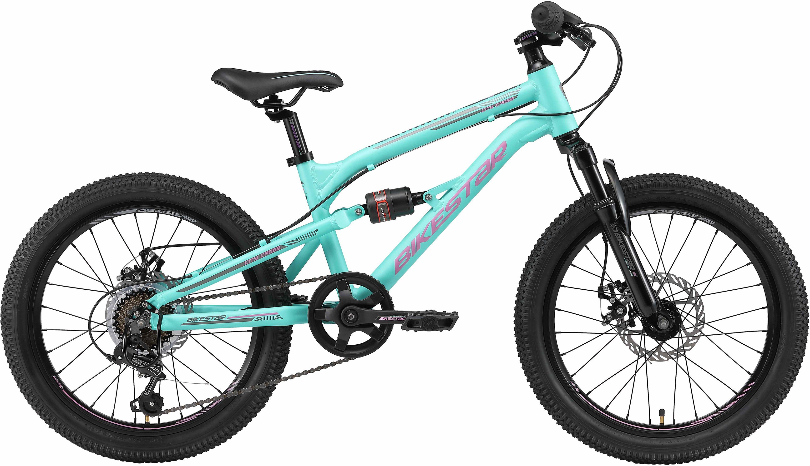 Bikestar Kinderfahrrad, 7 Gang Shimano RD-TY21 Schaltwerk, Kettenschaltung