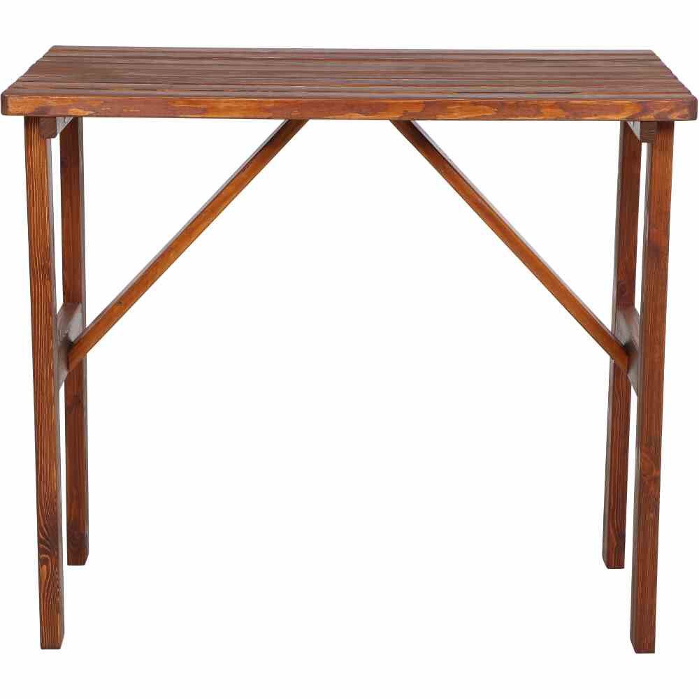 Fun Star Bartisch Tessin Bartisch 125cm x 79cm x 108cm Kiefernholz braun