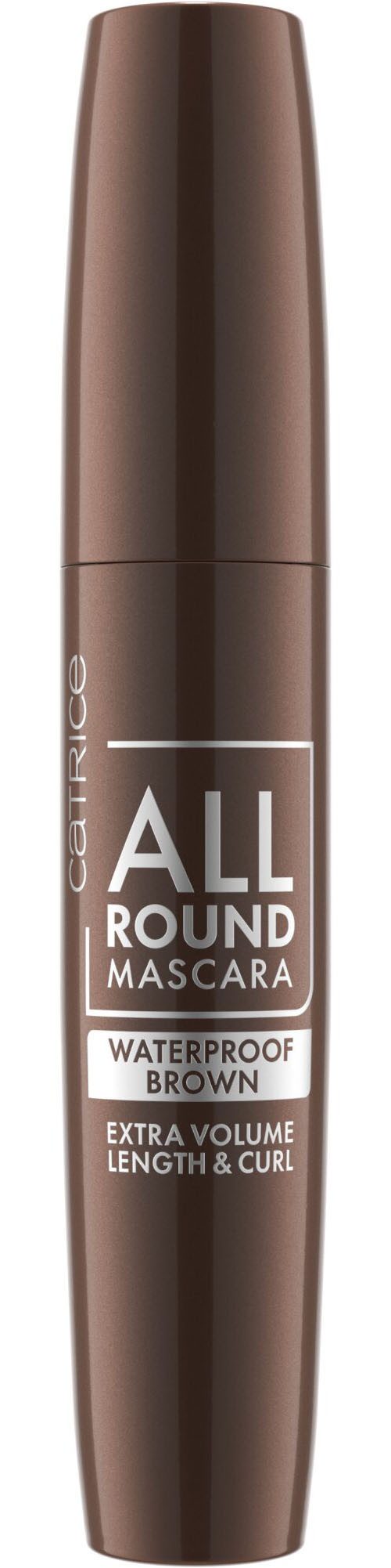 Catrice Mascara Allround Mascara Waterproof Brown, Perfekt für dezente, alltagstaugliche Wimpern mit Definition