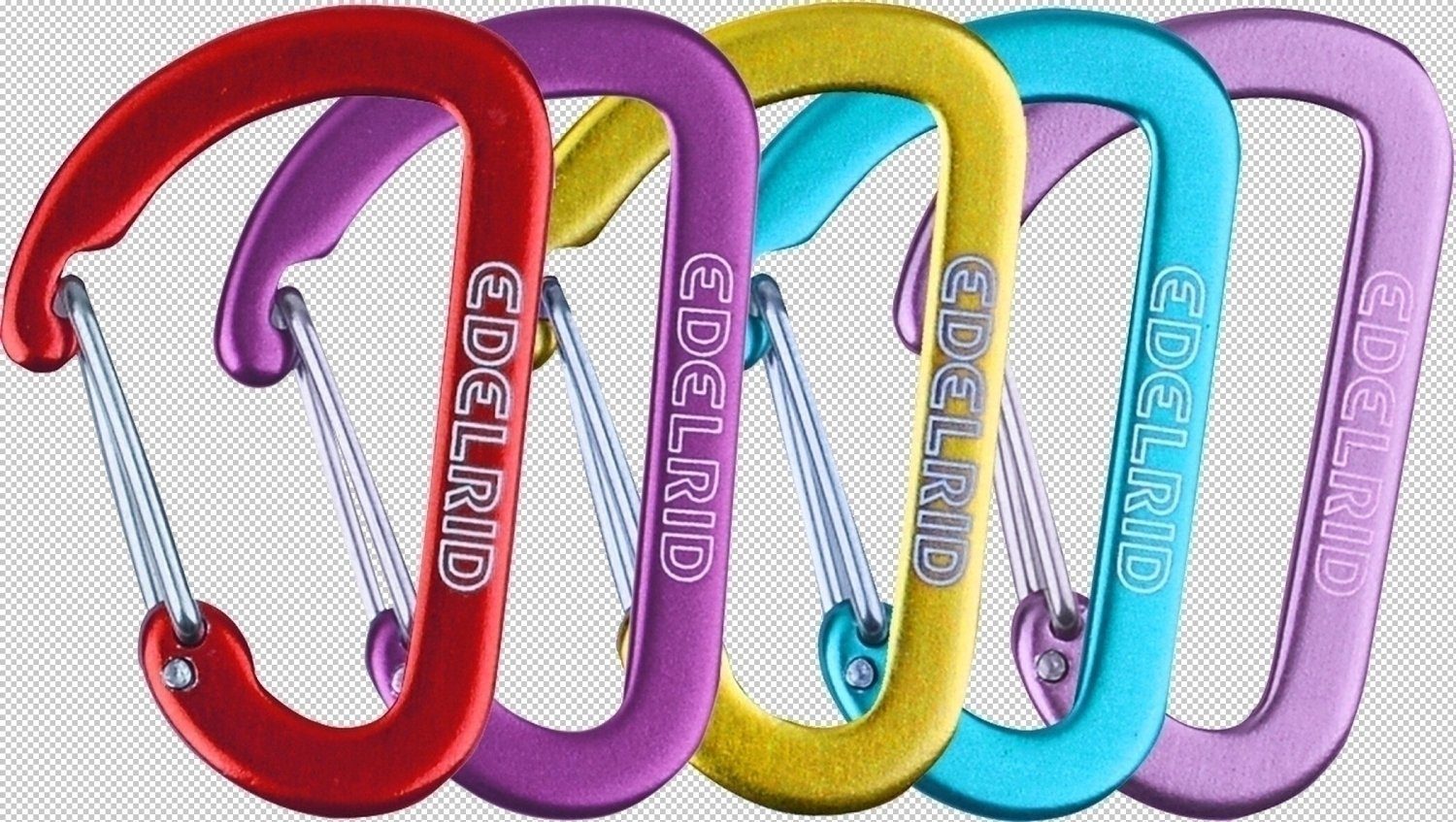 Edelrid Karabiner Micro 0 assorted colour kleiner Karabiner