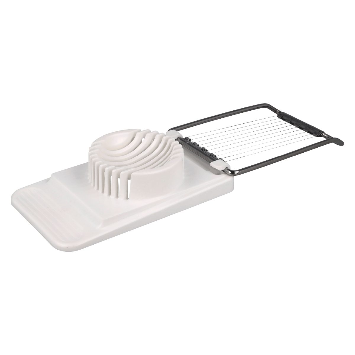 EUROHOME Eierschneider Eierteiler Küchenschneider - handlicher Eier Schneider, (1-tlg., Drahtschneider 14 x 8 cm mit 10 Schneidedrähten), Lebensmittelschneider mt Draht aus Edelstahl