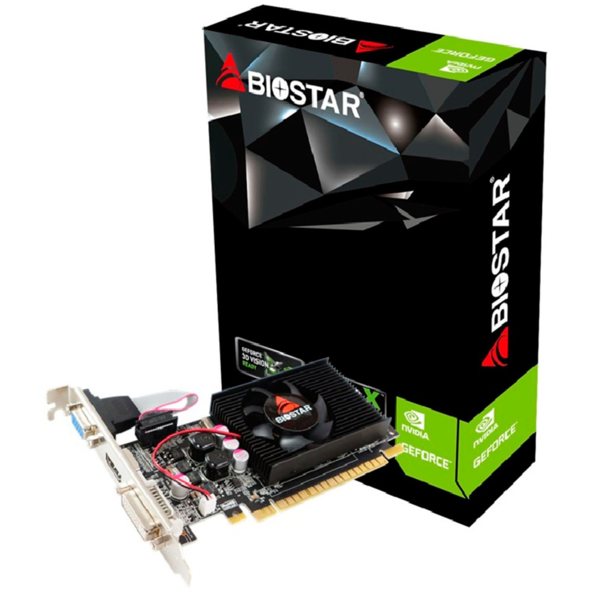 Biostar GeForce GT 610 2GB VGA DVI HDMI Grafikkarte (2 GB)