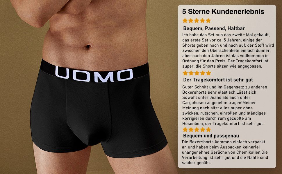 Baumwolle Boxershorts (12er-Pack) 1119 Set-D aus Unifarben Herren L&K klassischen Boxershorts