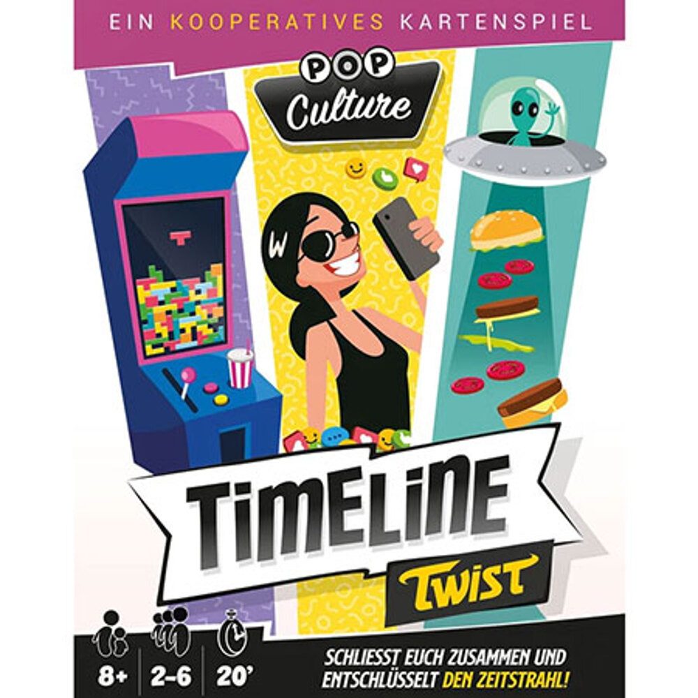 Asmodee Spiel Timeline Twist: Pop Culture