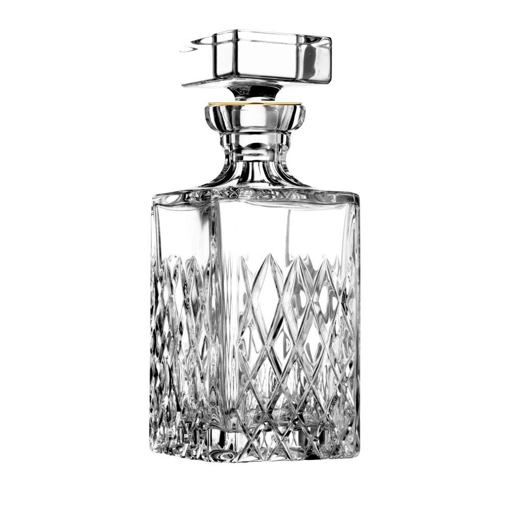 Karaffe Whisky Karaffe Venedig (25 cm) - Kristallglas mundgeblasen · von Hand