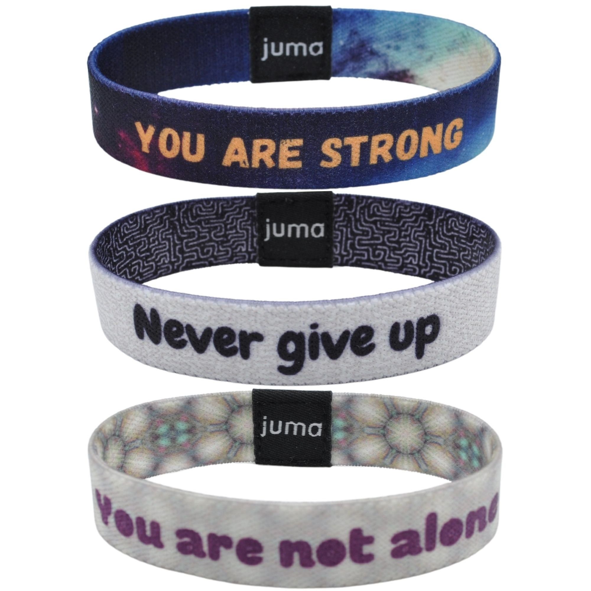 juma Armband JUMA Motivations-Armband Freundschaftsarmband mit Positiven Sprüchen