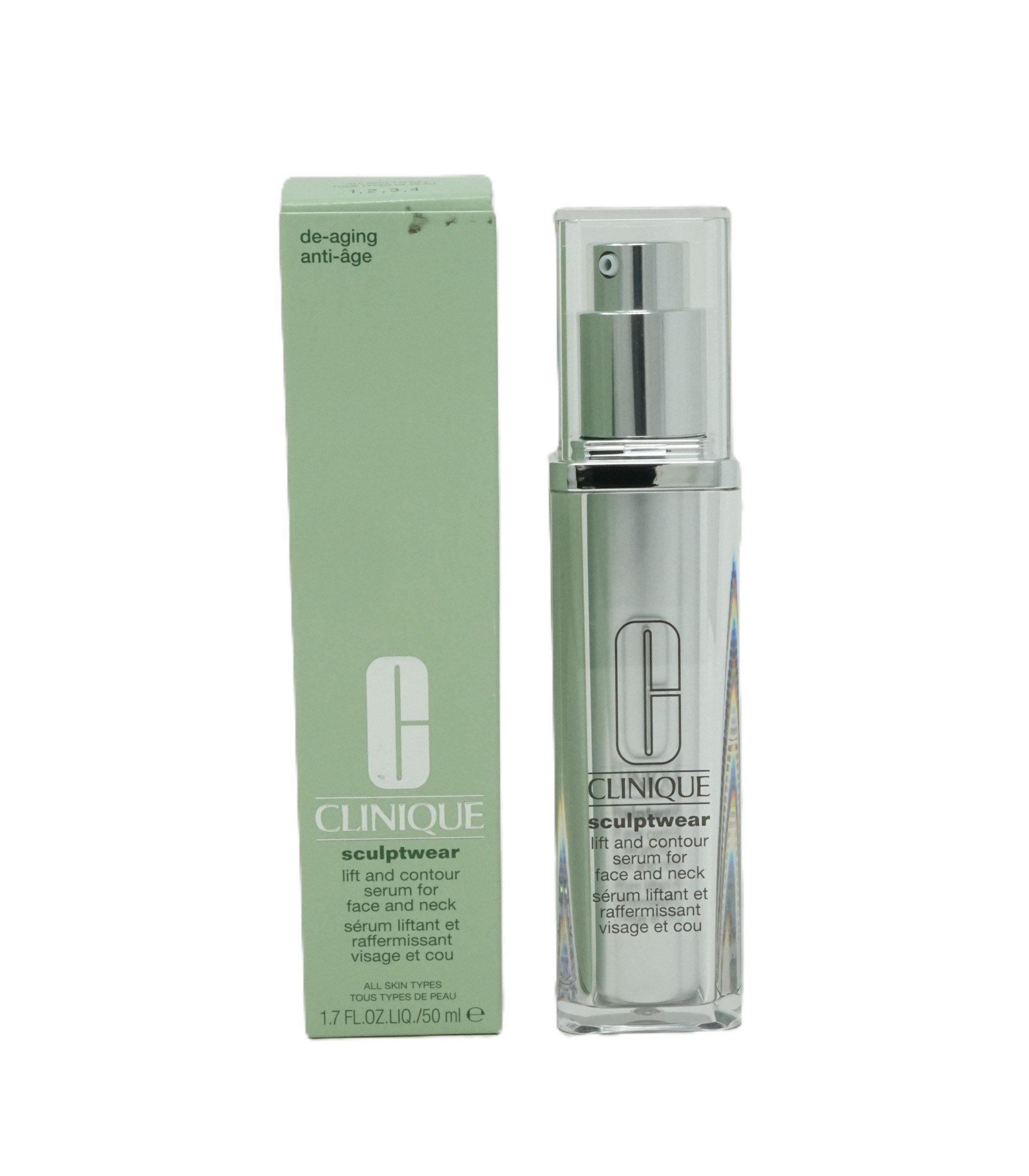 Gesichtsserum Clinique Sculptwear Serum für Gesicht und Hals Alle Hauttypen 50 ml