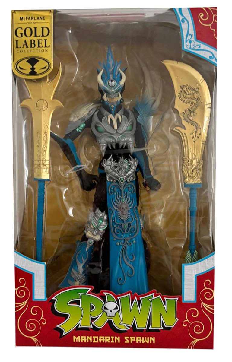 McFarlane Toys Actionfigur Mandarin Spawn Actionfigur Spielfigur, Gold Label Collection, Schwert
