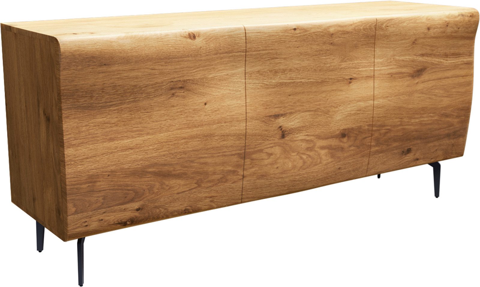 DELIFE Sideboard New, Live-Edge Eiche Natur günstig online kaufen