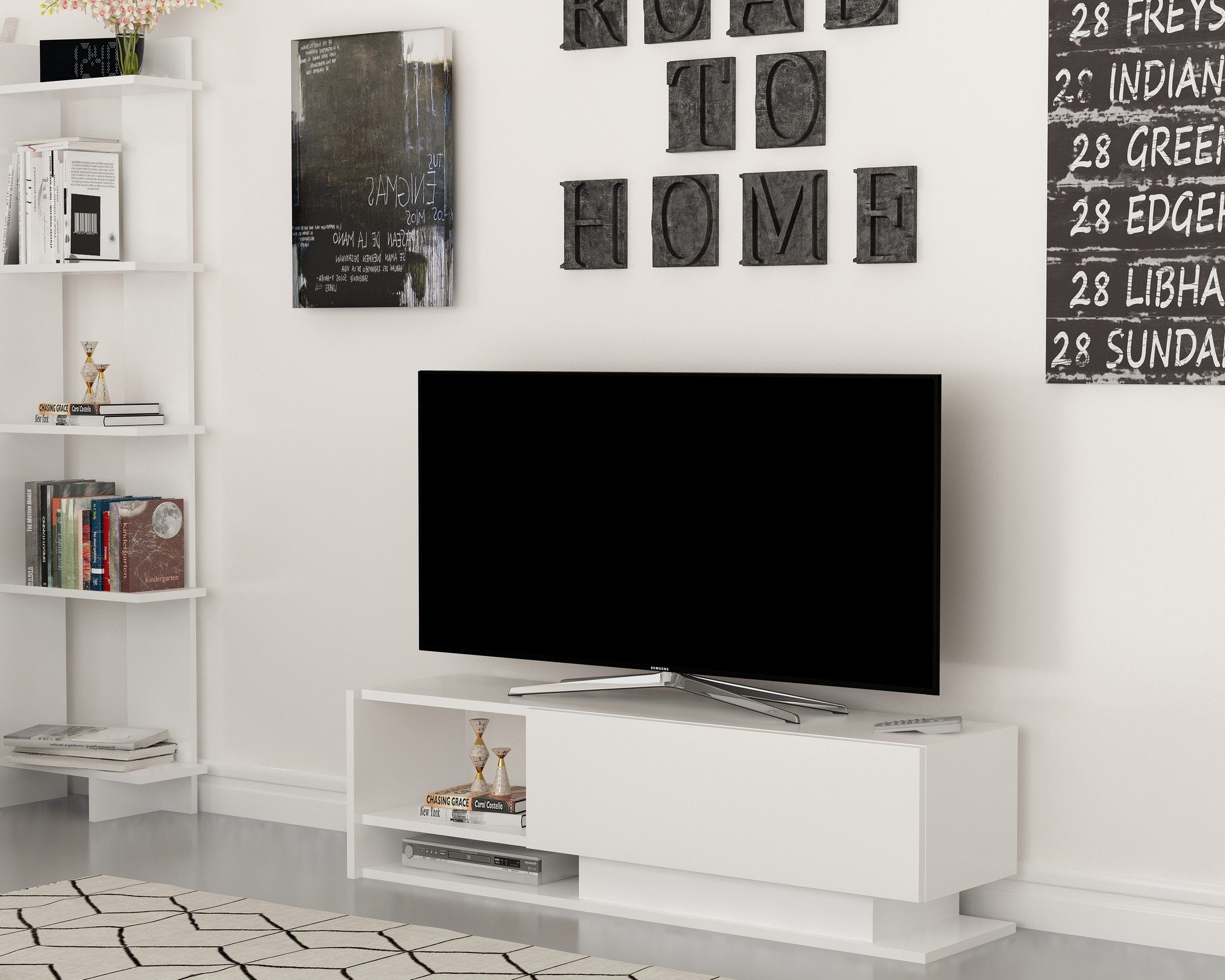 Skye Decor TV-Schrank Schränke, 35x120x31,8 cm, 100% Melaminbeschichtete Partikelplatte