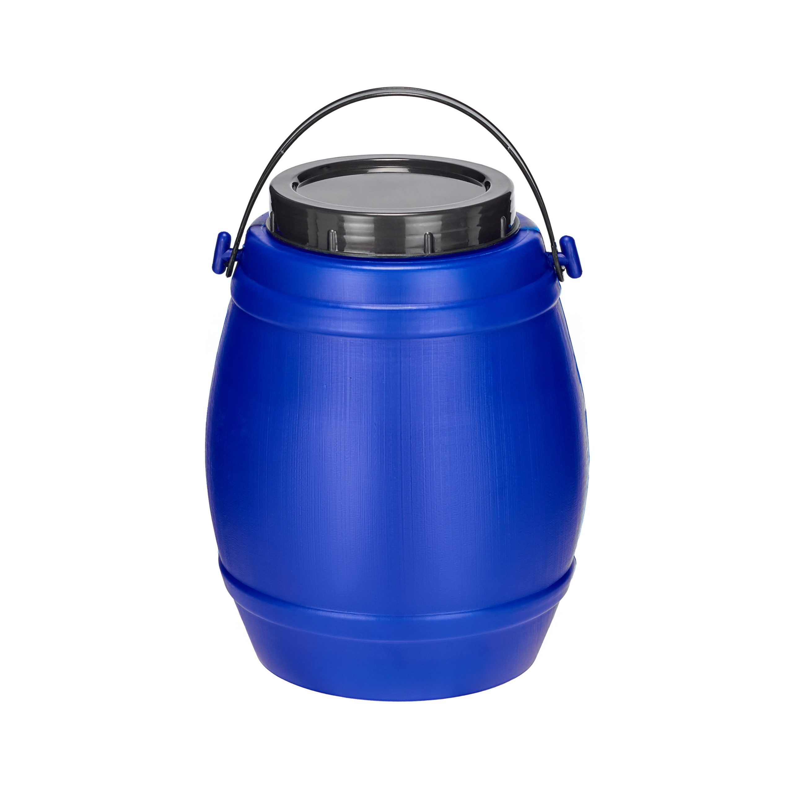 Garronda Regentonne 2,5L Behälter mit Кришки Weithalsfass BPA-frei GD-0086, Blau, 2.5 l