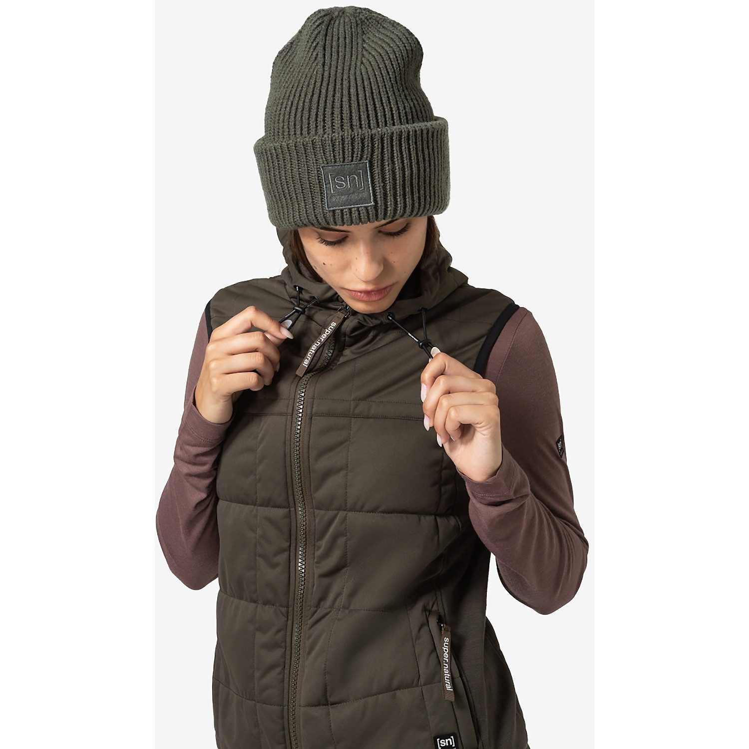 SUPER.NATURAL Skimütze Cap KRISSINI BEANIE (1-St)