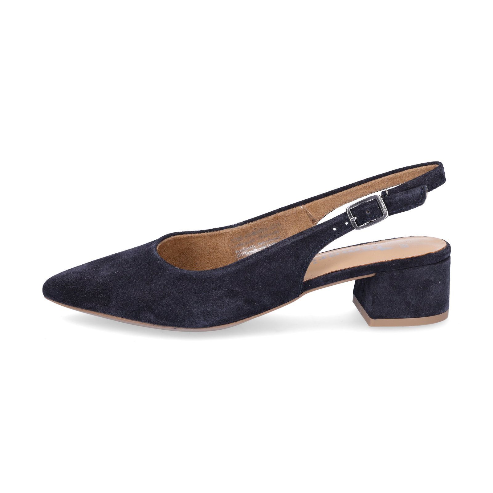 Tamaris Tamaris Damen Leder Slingpumps blau Pumps