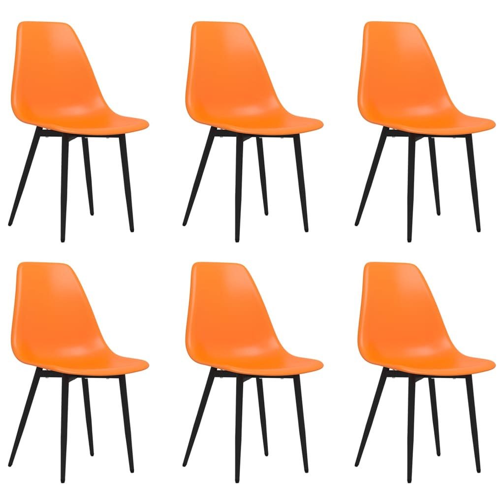 vidaXL Esszimmerstuhl Esszimmerstühle 6 Stk. Orange günstig online kaufen