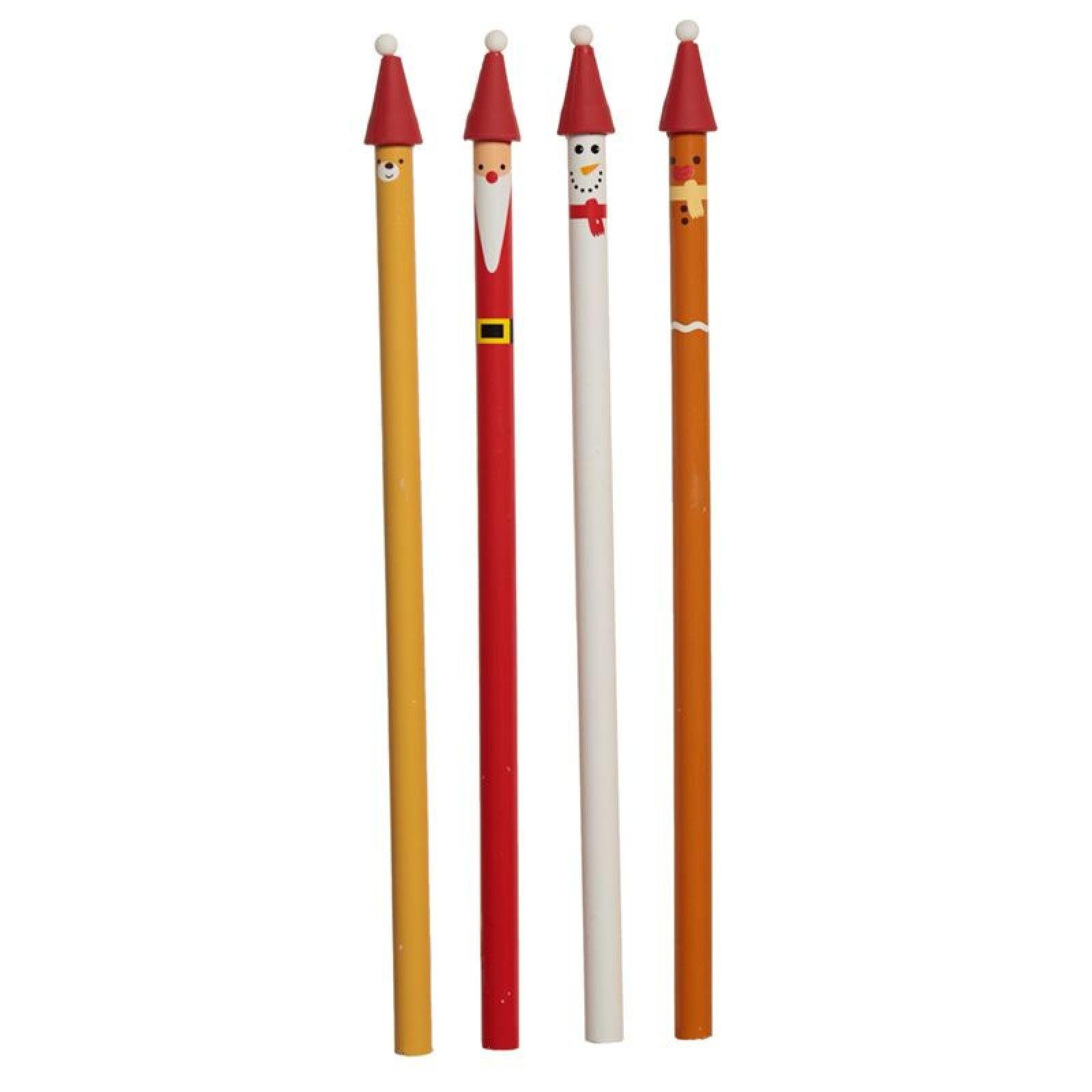 Puckator Bleistift Weihnachten Figuren Bleistift (pro Stück) | Druckbleistifte