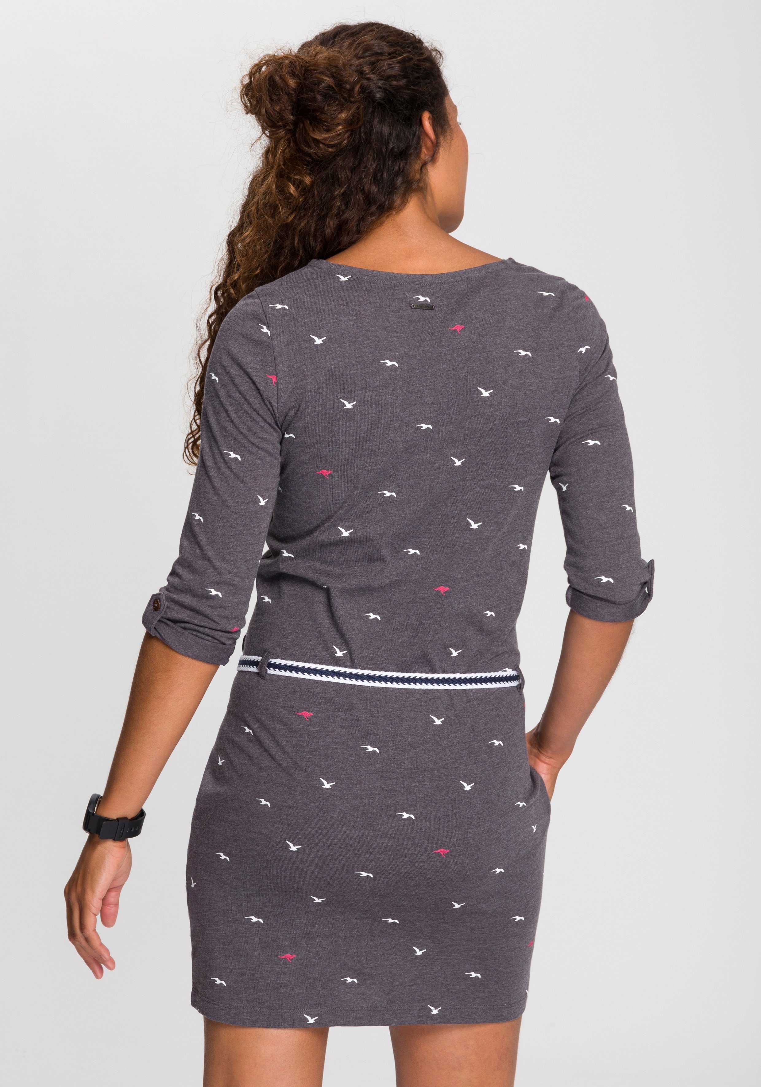 KangaROOS Jerseykleid (Set, mit abnehmbarem Gürtel) günstig online kaufen
