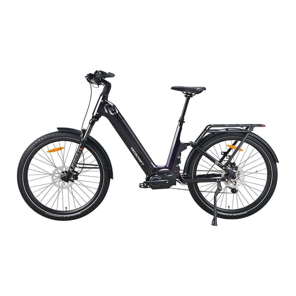 VECOCRAFT E-Bike Trekkingrad ARTEMIS 12.8AH, 10 Gang Shimano, mittelmotor, 615 Wh