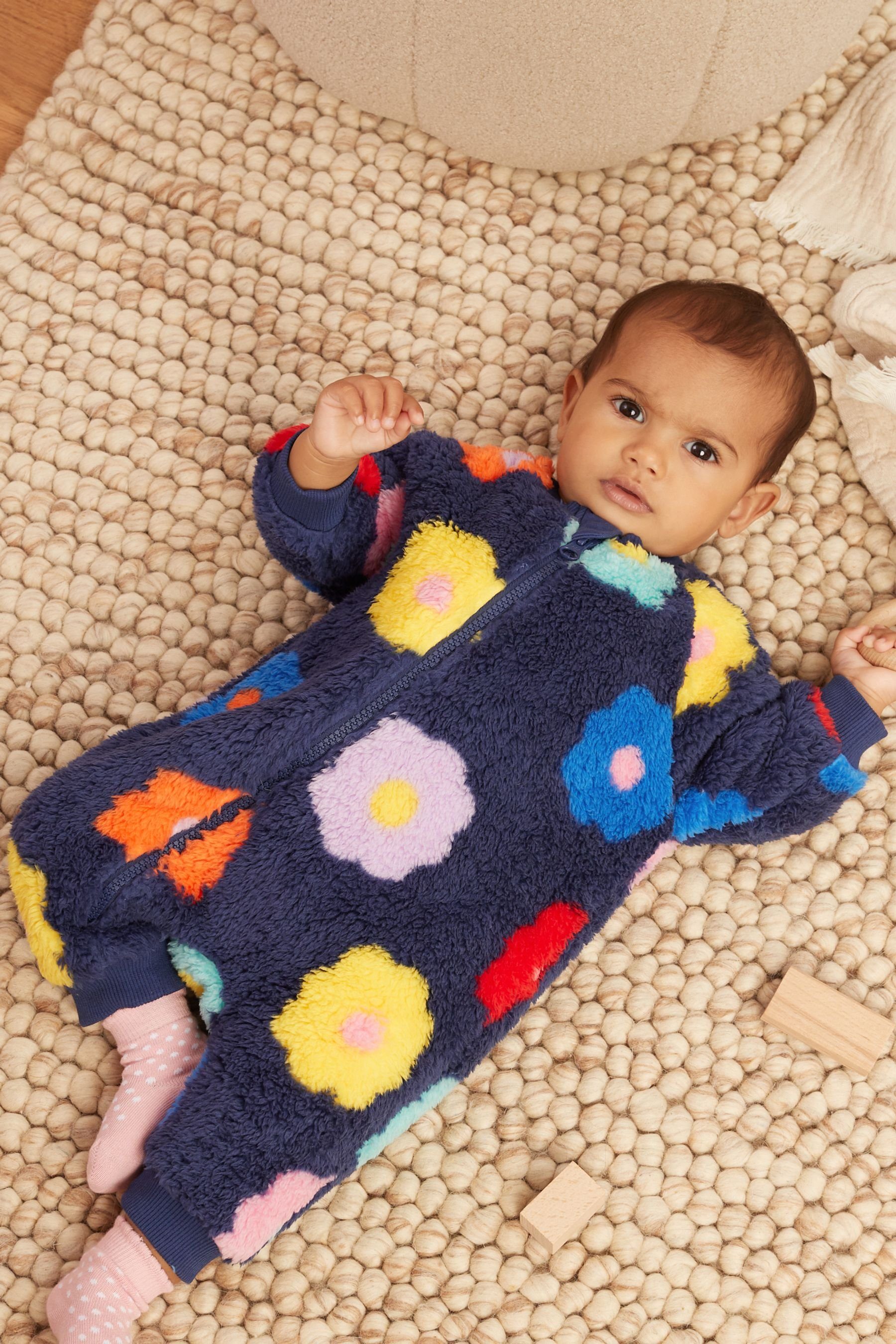 Schlafanzug Baby Schlafoverall aus Fleece (1-tlg) Next