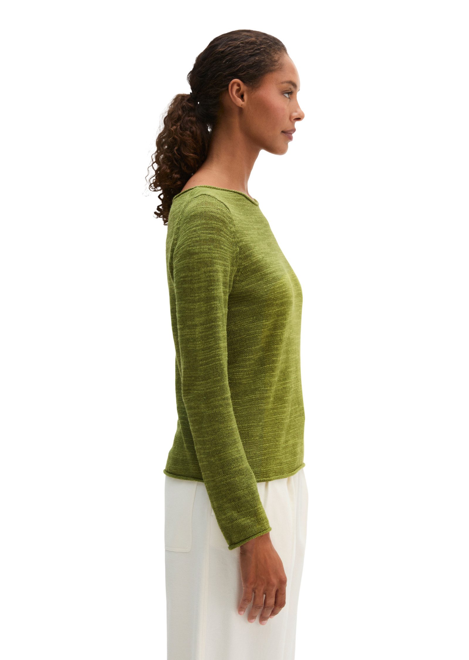 Marc O'Polo Strickpullover aus Leinen-Baumwolle-Mix – Bild 2 von 5