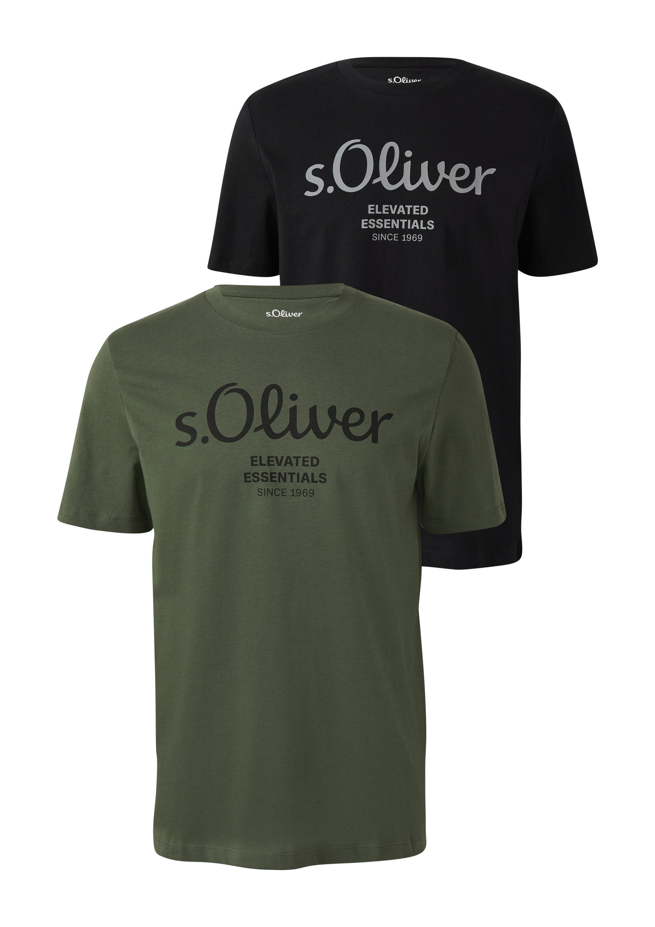 s.Oliver Kurzarmshirt T-Shirt (1-tlg)