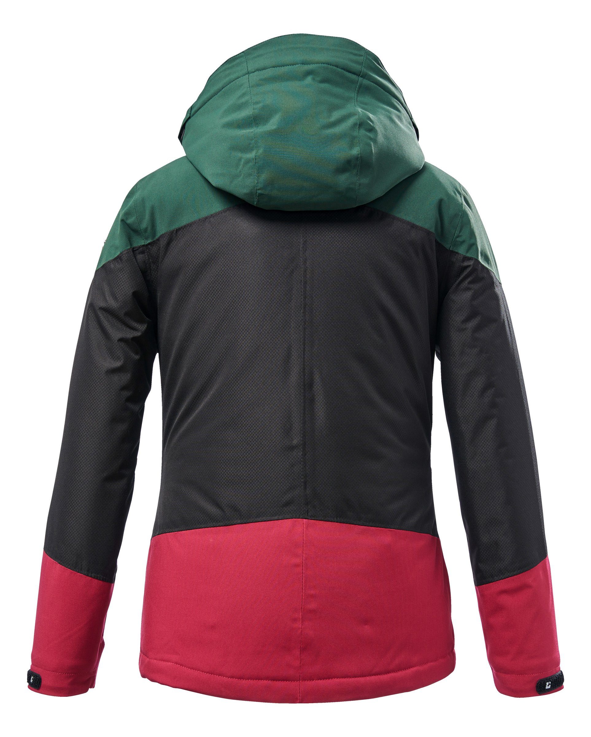 Killtec Sommerjacke killtec Mädchen KOW bottle 37205 20 mit Kapuze Funktionsjacke green/schwarz