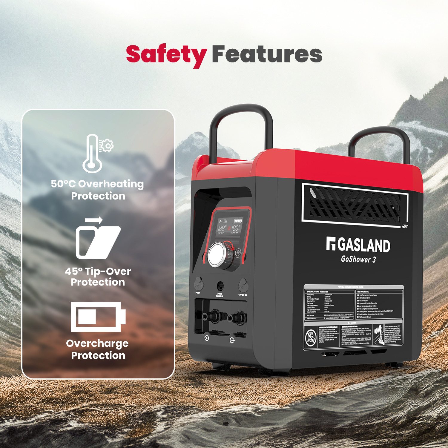 GASLAND Durchlauferhitzer Go Shower G3 Pro-DE günstig online kaufen