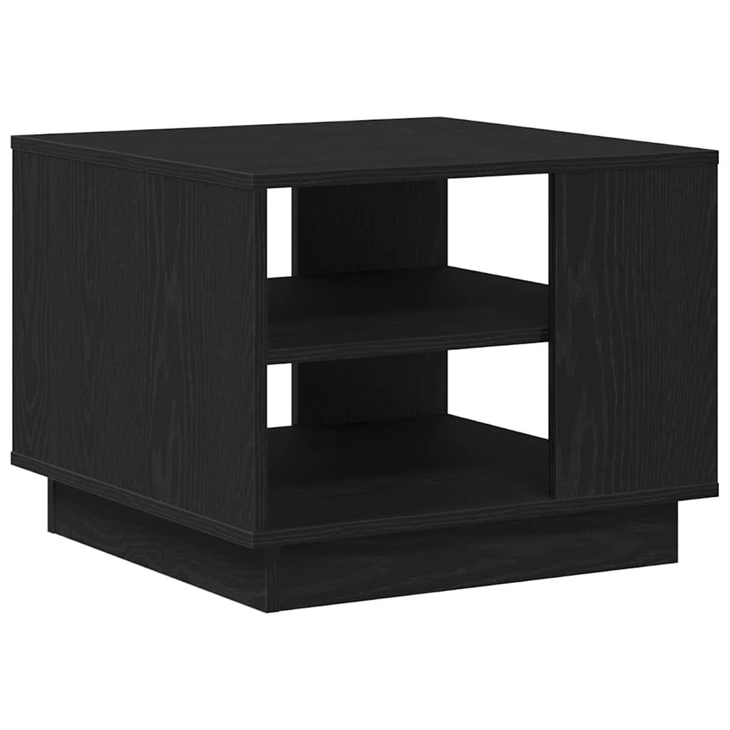 vidaXL Couchtisch Couchtisch Schwarz Eichen-Optik 55 x 55 x 42 cm Holzwerks günstig online kaufen