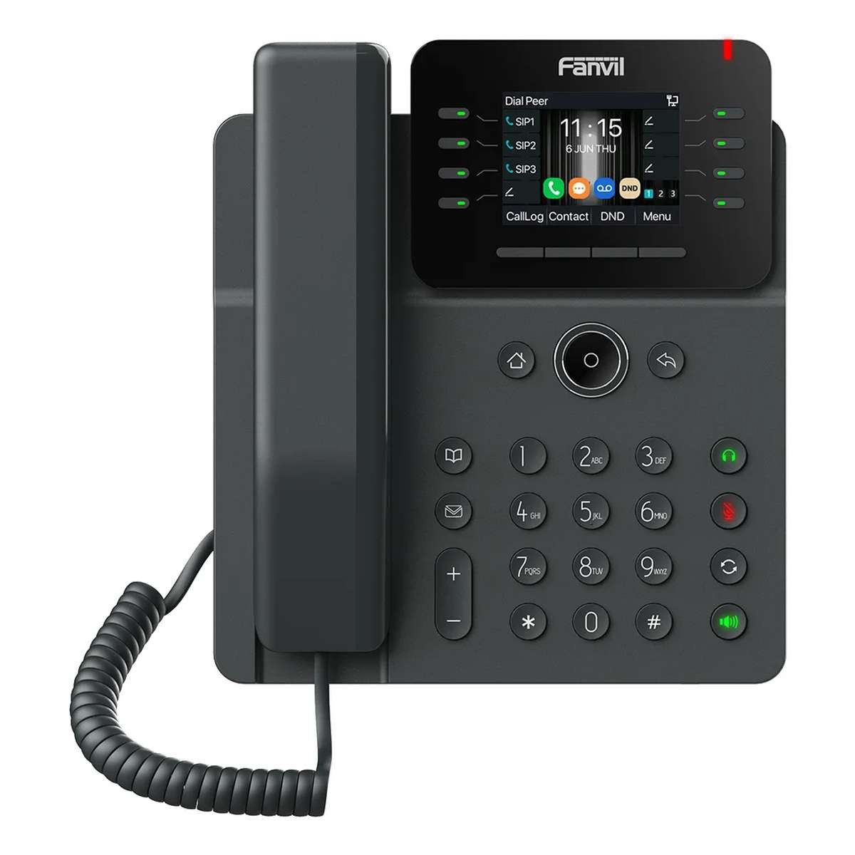 Fanvil Fanvil V62G IP-Telefon Schwarz 12 Zeilen LCD Kabelgebundenes Telefon