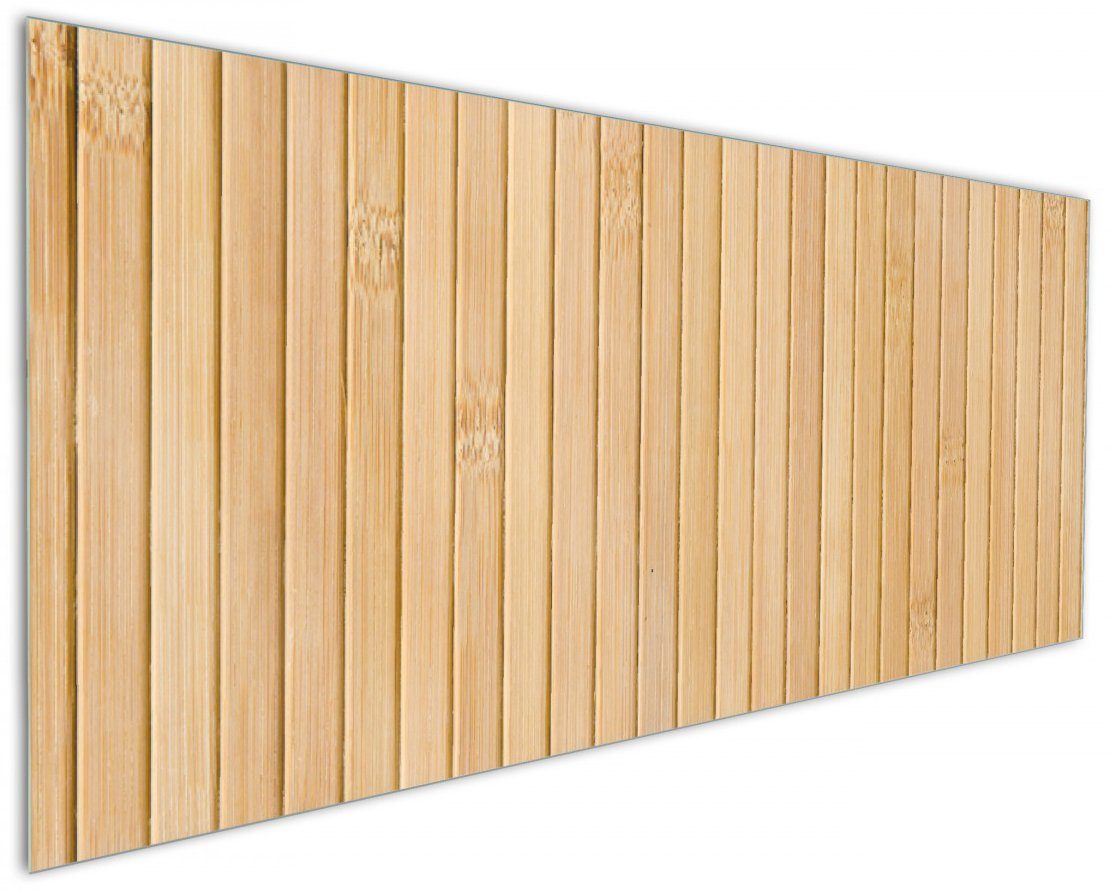 Wallario Küchenrückwand Holzpanele hell, (1-tlg)