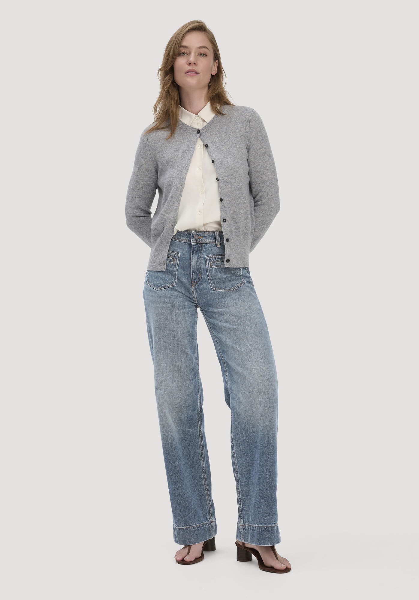 Hessnatur Bequeme Jeans aus reinem Bio-Denim (1-tlg) aus reinem Bio-Denim
