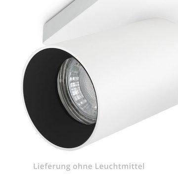 SSC-LUXon Aufbauleuchte Deckenstrahler ALVO 3 Spot Weiss, 3x GU10 Fassung