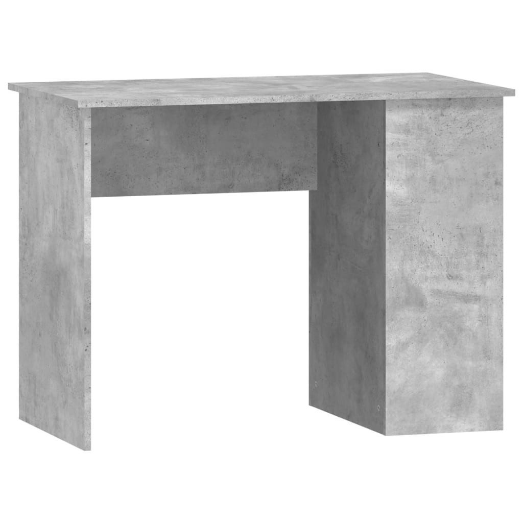 vidaXL Schreibtisch Schreibtisch Betongrau 100x55x75 cm Holzwerkstoff