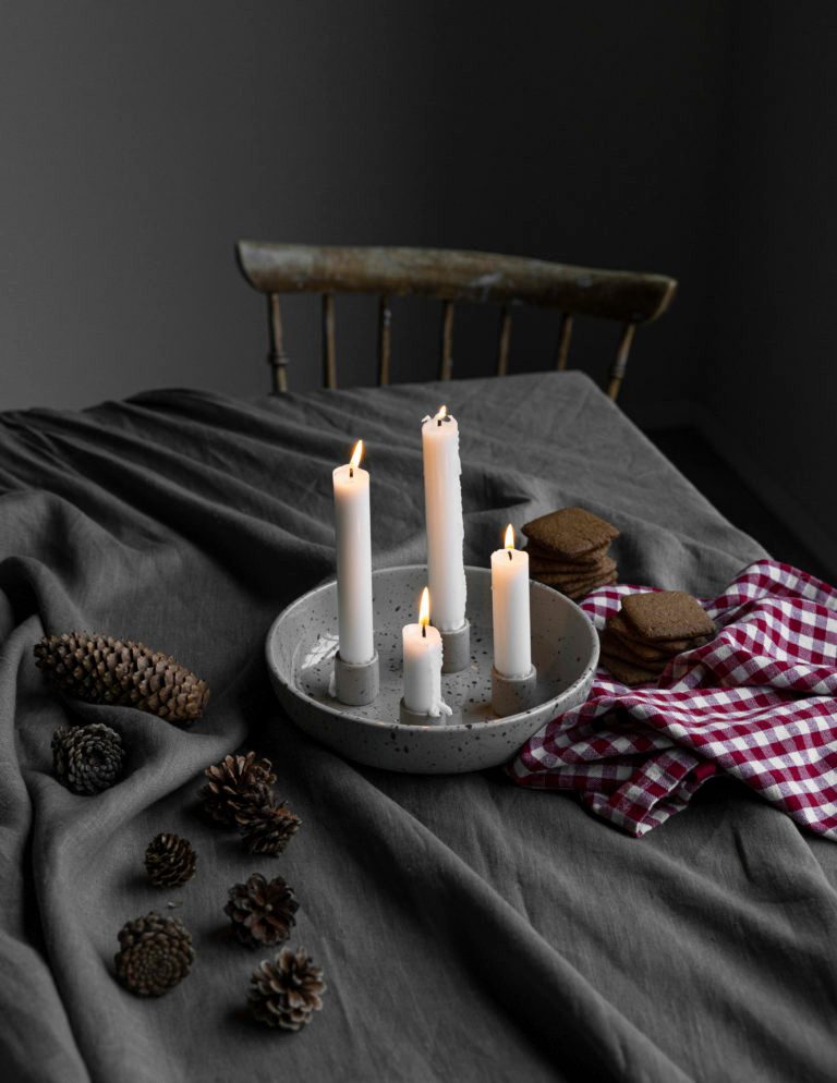 Storefactory Scandinavia Kerzenständer Kerzenhalter GRANHOLMEN natur, günstig online kaufen