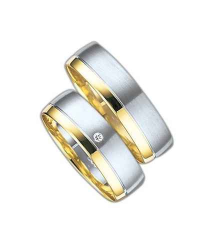 Firetti Trauring Schmuck Geschenk Gold 375 Hochzeit Ehering Trauring "LIEBE", Made in Germany, wahlweise mit oder ohne Brillant