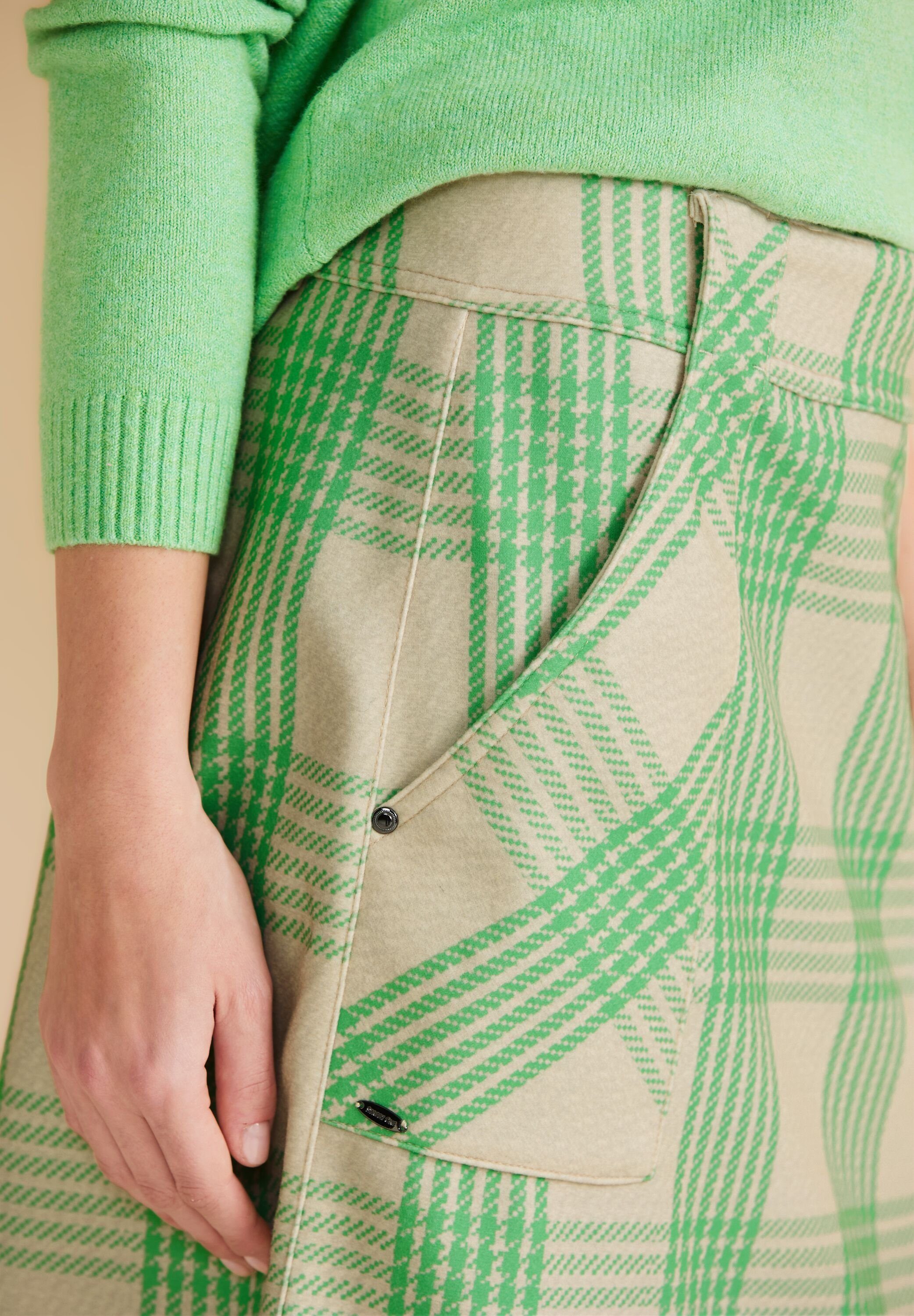 STREET ONE Minirock mit Karomuster