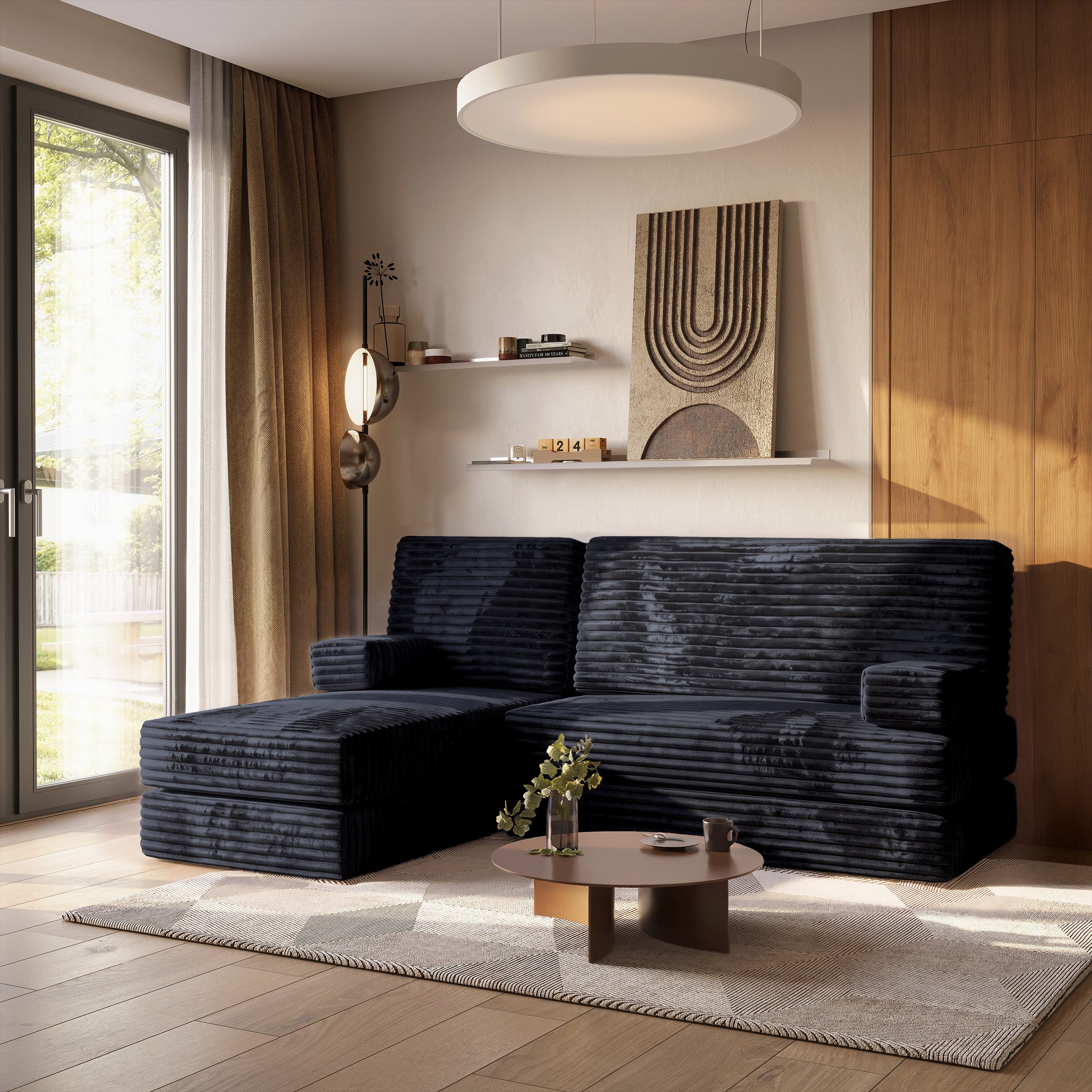 Masseno Ecksofa NOTIA modulares Boneless Sofa mit Schlaffunktion