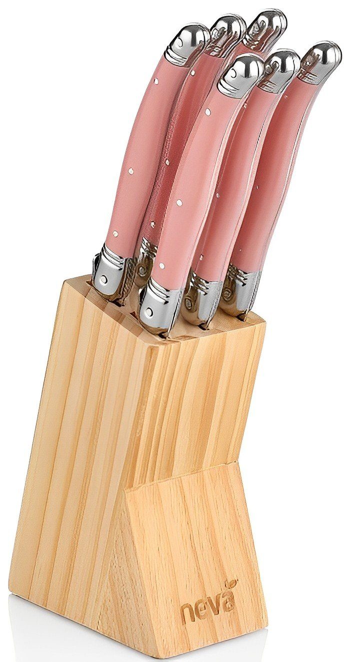 Mini 6er (7-tlg) Set, Neva Messer Pink Messer-Set
