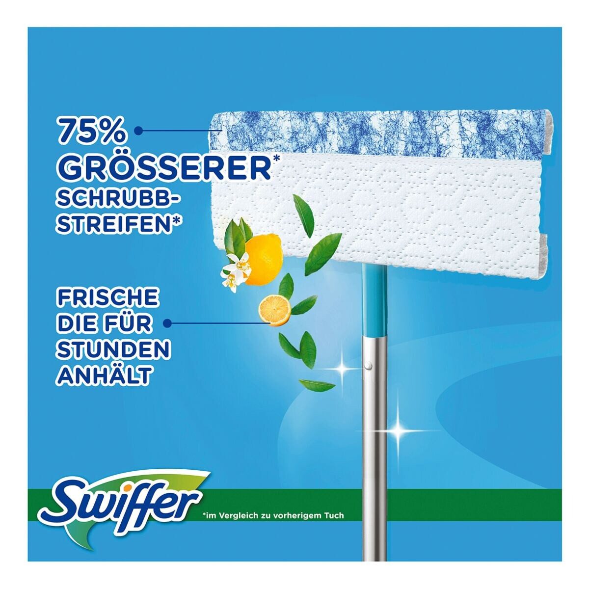 Swiffer WET REFILLS Reinigungstücher (Nachfüllpack Feuchte Bodentücher, 10 Stück)