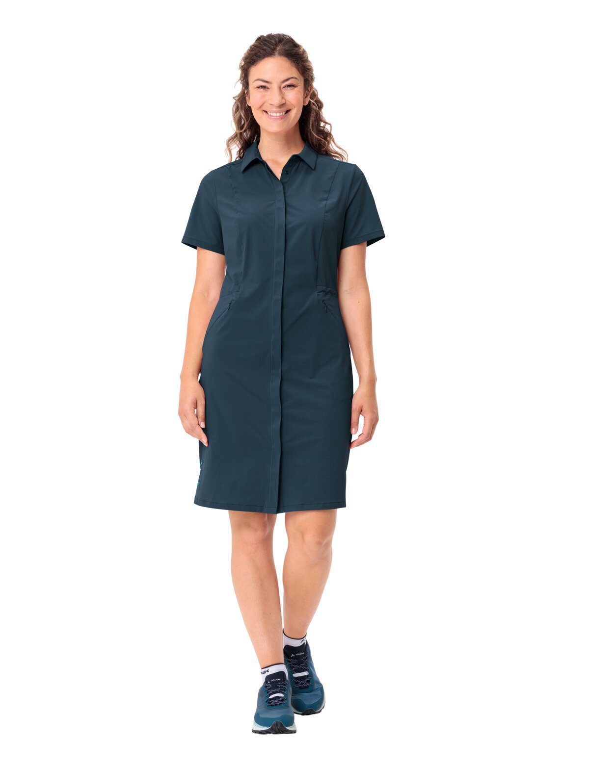 VAUDE Wickelrock Women's Farley Stretch Dress (1-tlg) leichtes Stretch Outdoorkleid für Trekking und Alltag