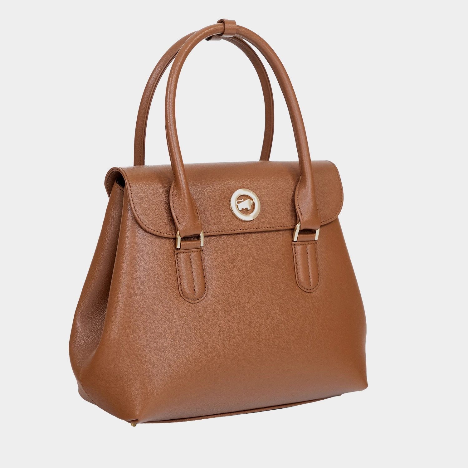 Braun Büffel Handtasche KAROLINE ICONIC Tote Small saddle