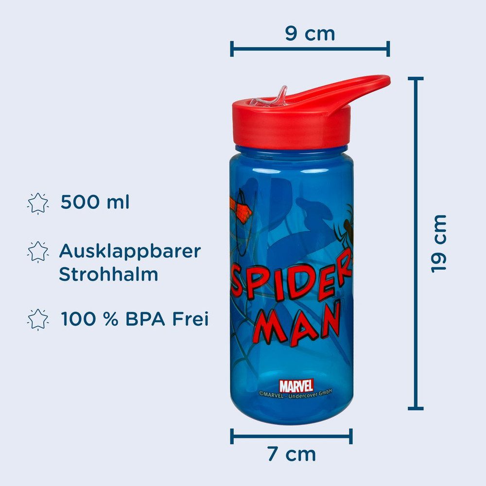 UNDERCOVER Trinkflasche Spider-Man - Scooli - Trinkflasche - ca. 500 ml