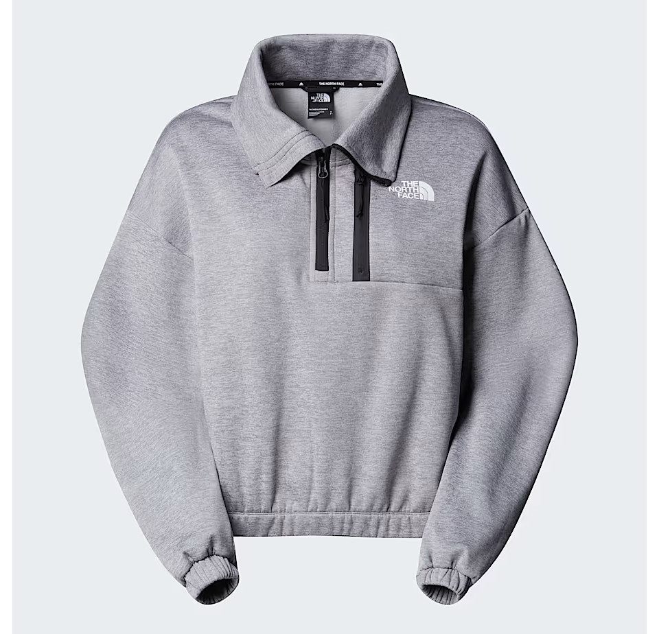 The North Face Sweatshirt W MA FLEECE INTEREST -  kurzes Damen Northface Sweatshirt 