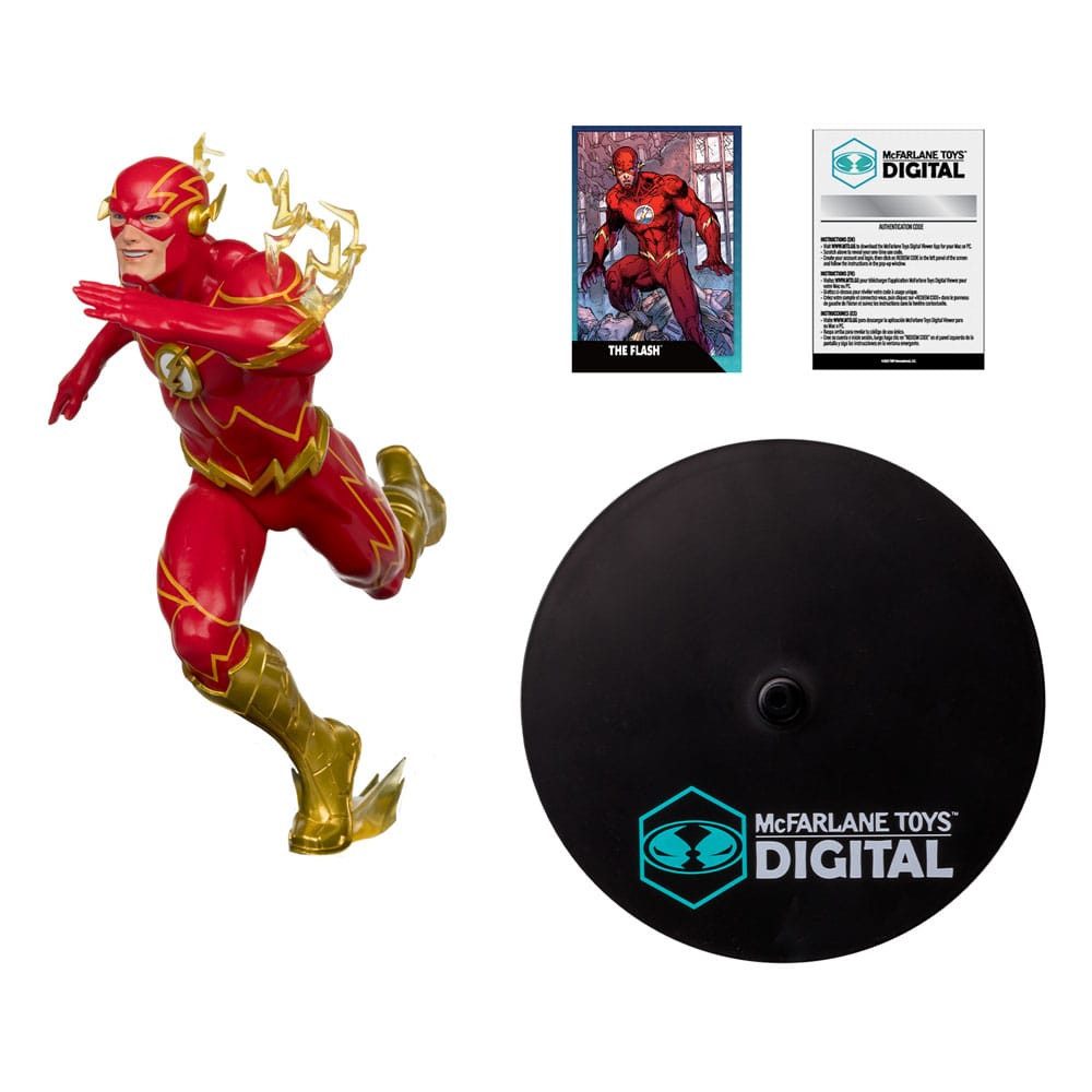 McFarlane Toys Actionfigur DC Direct PVC 1/6 The Flash by Jim Lee (Digital) 20 cm